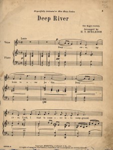 H. T. Burleigh's 1917 arrangement